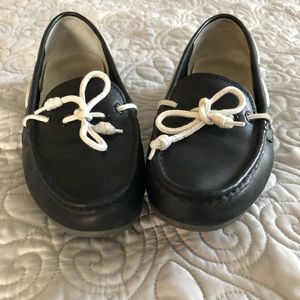 COLE HAAN Black Leather Loafers